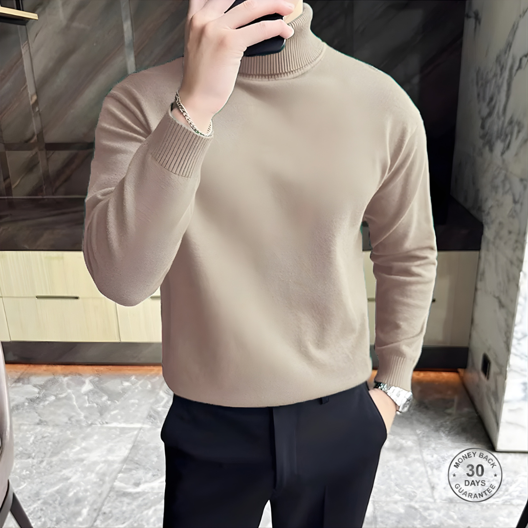 CASUAL LAYERING TURTLENECK