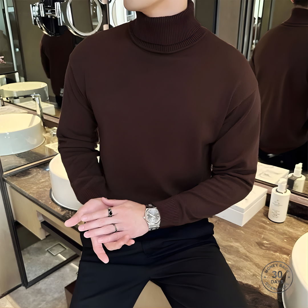 CASUAL LAYERING TURTLENECK