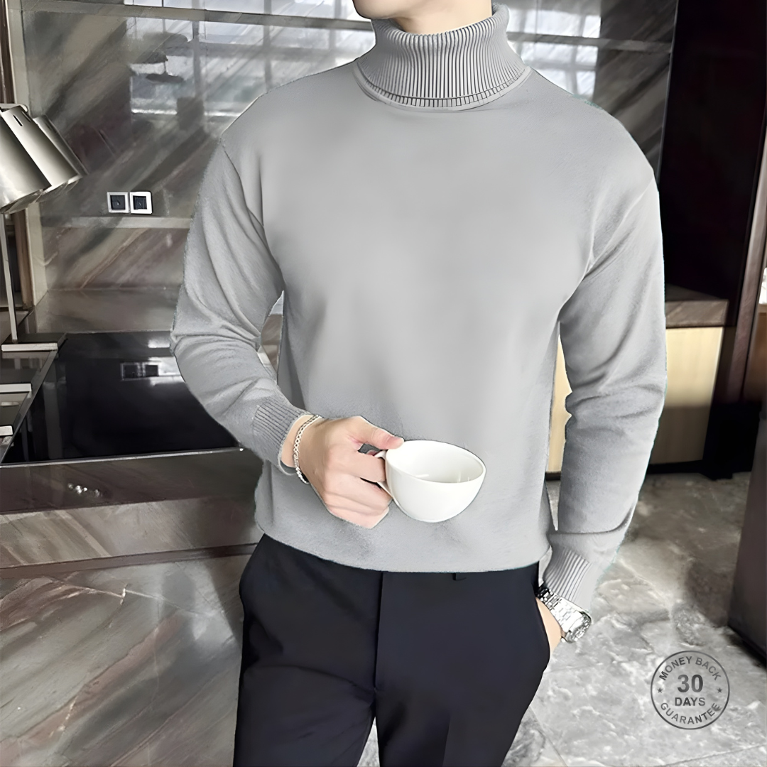 CASUAL LAYERING TURTLENECK