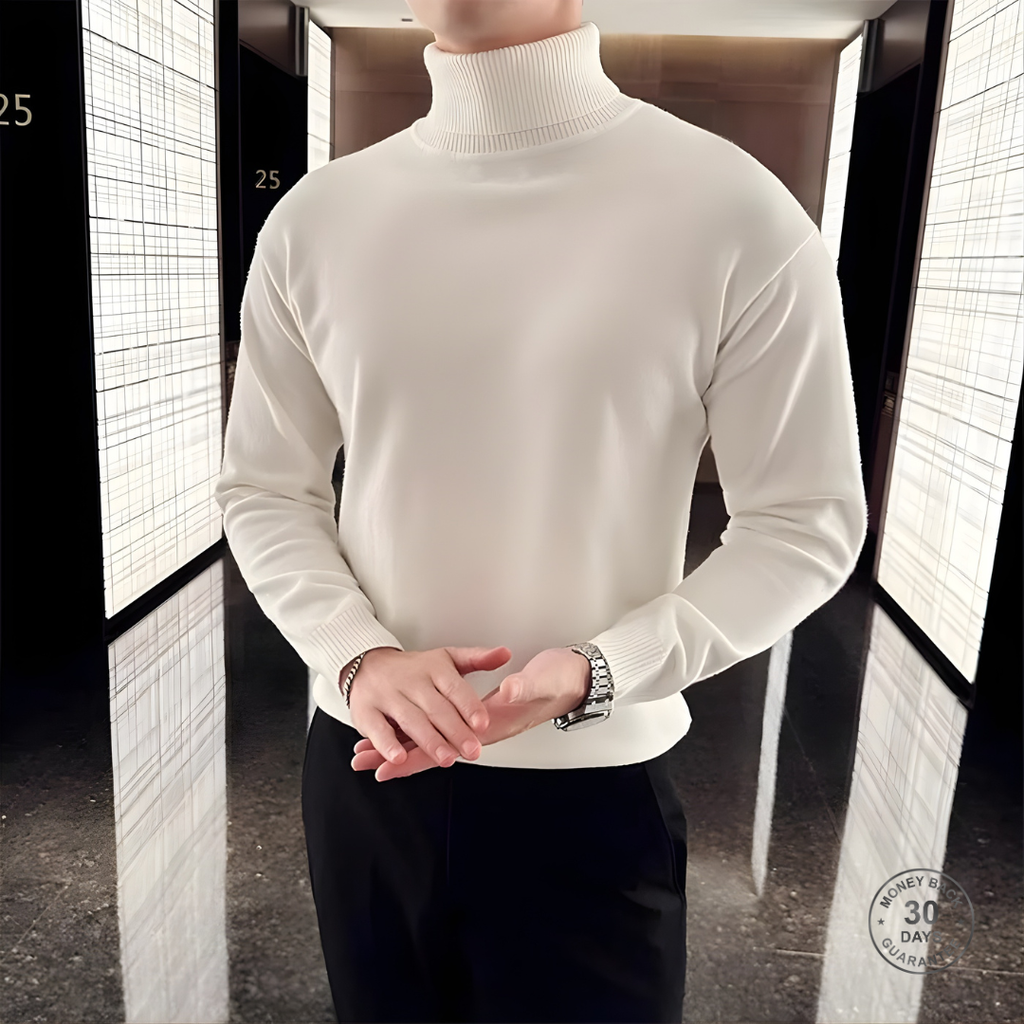 CASUAL LAYERING TURTLENECK